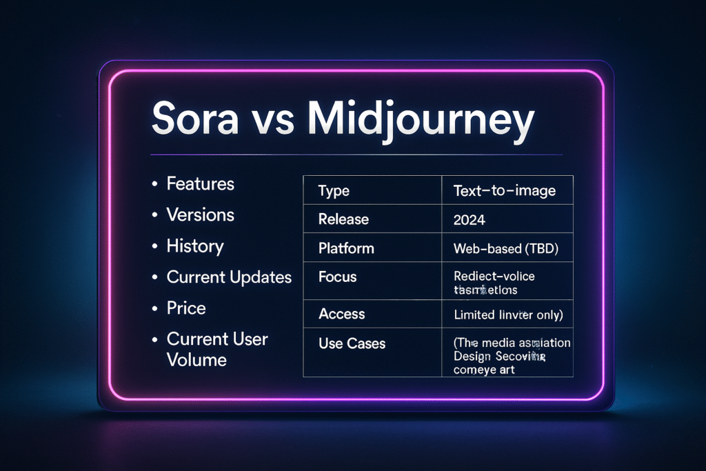 Sora vs Midjourney